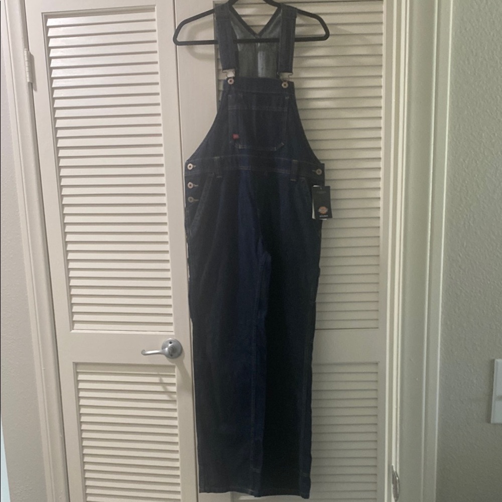 Dickies Navy Blue Denim Overalls